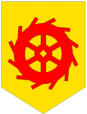 Vasshjulet er Lørenskogs kommunevåpen.