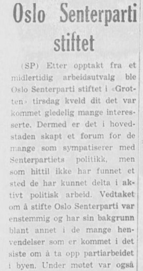 Oslo Senterparti faksimile 1960.jpg