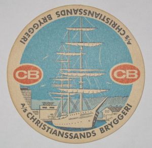 Ølbrikke Christiansands bryggeri Sørlandet.JPG