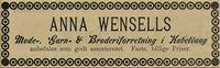 388. Annonse 2 fra Anna Wensell i Lofotposten 02.05. 1898.jpg