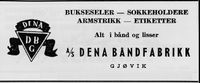 86. Annonse fra AS Dena båndfabrikk i Norsk Militært Tidsskrift nr. 11 1960.jpg