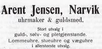 29. Annonse fra Arent Jensen i Narvikboka 1912.jpg