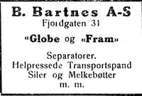 46. Annonse fra B. Bartnes i Trønderbladet 22.12. 1926.jpg