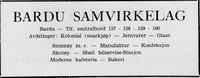 14. Annonse fra Bardu Samvirkelag i Norsk Militært Tidsskrift nr. 11 1960.jpg