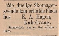 453. Annonse fra E.A. Hagen i Lofot-Posten 27.07.1885.jpg