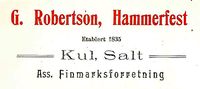 45. Annonse fra G. Robertson under Harstadutstillingen 1911.jpg