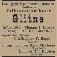 35. Annonse fra Glitne i Tromsø Amtstidende 30.06. 1898.jpg