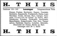 60. Annonse fra H. Thiis i Nord-Trøndelag og Nordenfjelsk Tidende 2. november 1922.jpg