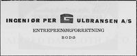 96. Annonse fra Ingeniør Per Gulbransen i Norsk Militært Tidsskrift nr. 11 1960.jpg
