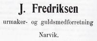 20. Annonse fra J. Fredriksen i Narvikboka 1912.jpg