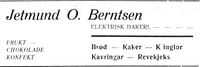 Jetmund O. Berntsen, «elektrisk bakeri».