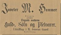 438. Annonse fra Juveler M. Hammer i Lofotens Tidende 26.03. 1892.jpg