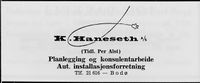 100. Annonse fra K. Haneseth AS i Norsk Militært Tidsskrift nr. 11 1960.jpg