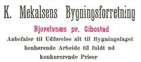 4. Annonse fra K. Mekalsens Bygningsforretning under Harstadutstillingen 1911.jpg
