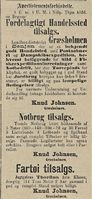 367. Annonse fra Knud Johnsen i Tromsø Stiftstidende 05.06.1887.jpg