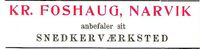 192. Annonse fra Kr. Foshaug under Harstadutstillingen 1911.jpg