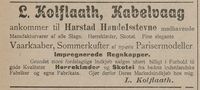 498. Annonse fra L. Kolflaath i Harstad Tidende 13. 06. 1910.jpg