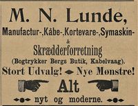 395. Annonse fra M.N. Lunde i Lofotposten 02.05. 1898.jpg