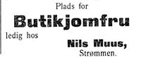 66. Annonse fra Nils Muus i Indtrøndelagen 16.11. 1900.jpg