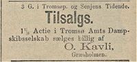 365. Annonse fra O. Kavli i Tromsø Stiftstidende 14.04.1887.jpg