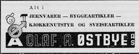 188. Annonse fra Olaf A. Østbye AS i Norsk Militært Tidsskrift nr. 11 1960 (1).jpg