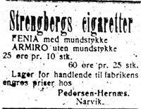 484. Annonse fra Pedersen- Hernes, Narvik i Haalogaland 1007 1913.jpg