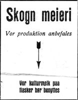 38. Annonse fra Skogne Meieri i Nord-Trøndelag og Nordenfjeldsk Tidende 2. november 1922.jpg