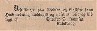 456. Annonse fra Snedker D. Johnsen i Lofot-Posten 27.07.1885.jpg