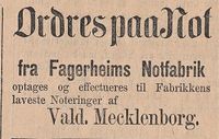 459. Annonse fra Vald. Mecklenborg i Lofot-Posten 27.07.1885.jpg