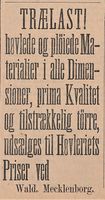458. Annonse fra Wald. Mecklenborg i Lofot-Posten 27.07.1885.jpg