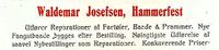50. Annonse fra Waldemar Josefsen under Harstadutstillingen 1911.jpg