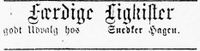 107. Annonse fra snekker Hagen i Søndmøre Folkeblad 18.1.1892.jpg