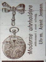 60. Annonse fra urmaker Arent Jensen i Ofotens Tidende 9. juli 1912.JPG