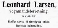 39. Annonse fra vognmann Leonhard Larsen i Narvikboka 1912.jpg