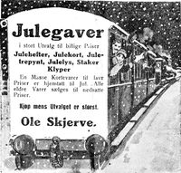 82. Annonser fra Ole Skjerve i Trønderbladet 15. des -26.jpg