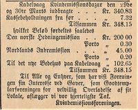 478. Avisklipp om Kvindemissionsforeningen fra Lofot-Posten 04.04. 1885.jpg