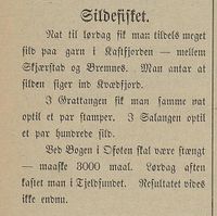 28. Avisklipp om sildefisket i Harstad Tidende 29.10. 1900.jpg
