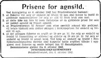 315. Bekjentgjørelse om agnsildpriser i Adresseavisen 8.10. 1942.jpg