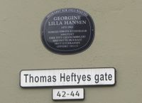 Thomas Heftyes gate 42: Lilla Hansens gjennombrudd som arkitekt, 1913.