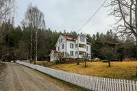 Villaeiendommen «Smeden» lengst nord i området, ikke langt unna grensen til bydelene Nordstrand og Østensjø. Foto: Leif-Harald Ruud (2020)