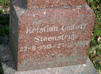 Christian (Kristian) Collett Steenstrup (1815-76) var mangeårig verksmester i Horten Foto: Stig Rune Pedersen