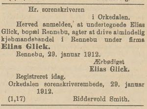 Elias Glick annonse 1912.jpg