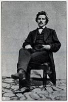 Sophus Aars omkring 1863. Foto: Ukjent