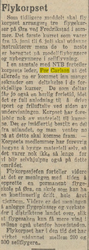 Flykorpset i NS-avisen Tromsø 24.06.44.