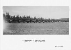 Fokker CVD i Østerdalen.