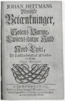 Physiske Betænkninger, Johan Heitmann 1741, henta frå Årbok for Rana 2000