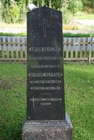 Anton Alfstads familiegravsted på Hoff kirkegard. Foto: Inger-Marit Østby