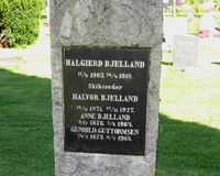 2. Halvor Bjelland gravminne Oslo 1927.jpg