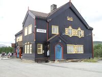 Hjerkinn stasjon. Foto: Olve Utne.