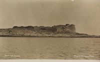 Ruinene i 1911. Foto: Anton Olsen / Nasjonalbiblioteket